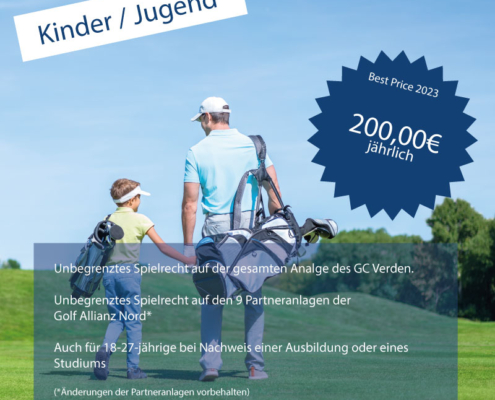 Kinder-/Jugendmitgliedschaft im Golfclub Verden e.V.