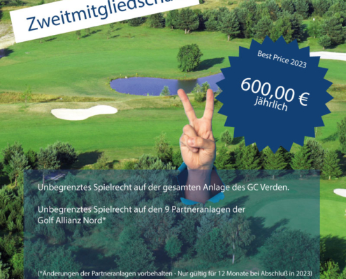 Zweitmitgliedschaft im Golfclub Verden e.V.